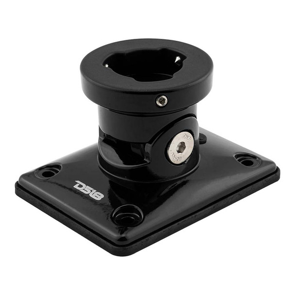 DS18 HYDRO Universal Flat Swivel Mount - Black for Marine and Off-Road Applications