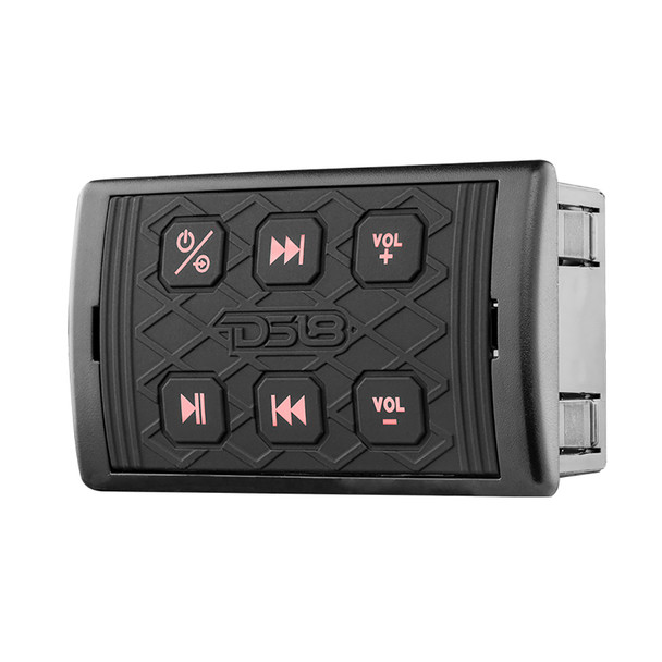 DS18 BTRC-SQ Marine Waterproof Bluetooth Streaming Audio Receiver with Square Controller for Android & iPhone