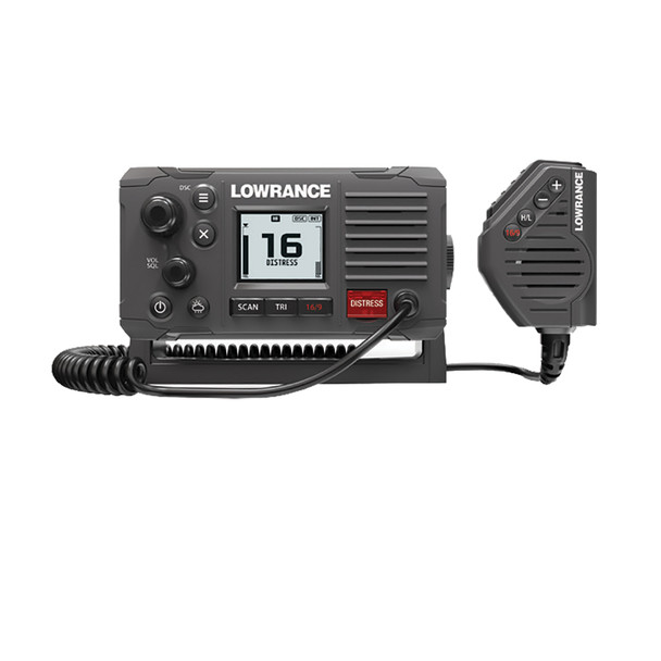 Lowrance Link-6S Class D DSC VHF Marine Radio with NMEA 0183 - Gray