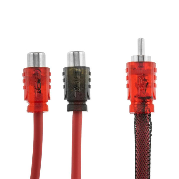 DS18 Audio Advance Ultra Flex RCA Y Connector Cable - 2 Female to 1 Male