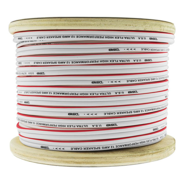 DS18 Hydro Marine Grade 12 Gauge OFC Speaker Wire - 150 ft Roll for Marine Audio Systems