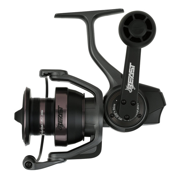 Abu Garcia Beast Spinning Reel BST4000H - Heavy-Duty Saltwater Fishing Reel with Power Stack Carbon Drag