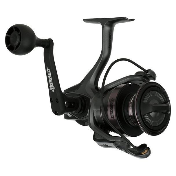 Abu Garcia Beast Spinning Reel BST4000H - Heavy-Duty Saltwater Fishing Reel with Power Stack Carbon Drag