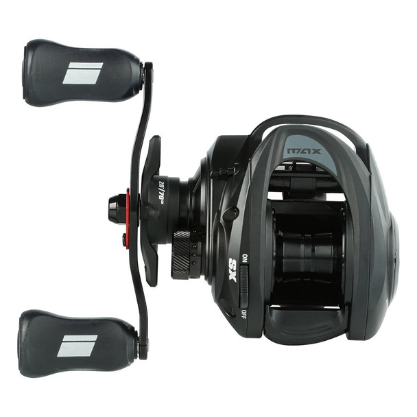 Abu Garcia Max SX Flipping Switch Left Hand Low Profile Reel - Lightweight Baitcasting Reel with 15lb Max Drag