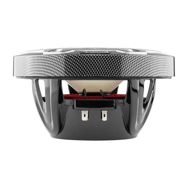 DS18 HYDRO 6.5-inch 2-Way Marine Speakers with RGB LED Lights – Black Carbon Fiber, 300W Peak Power