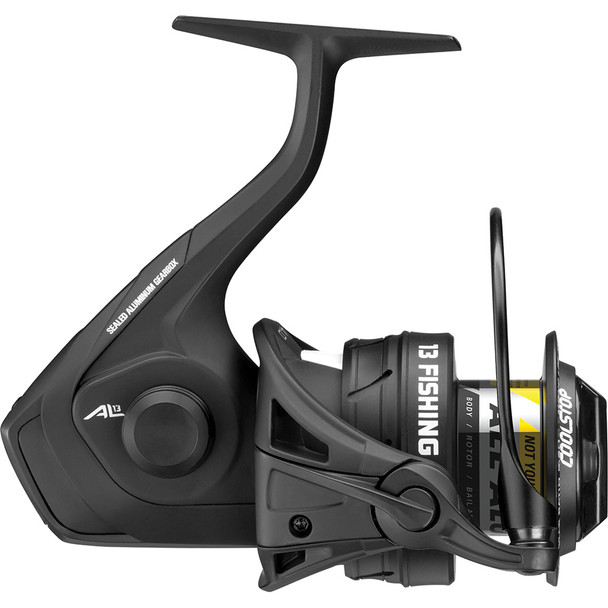 13 Fishing AL13 Spinning Reel - 5.2:1 Gear Ratio, 16.5 lbs Max Drag, Saltwater Ready