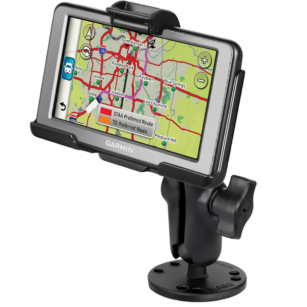 RAM Mounting Systems Garmin dezl Series Flat Surface Mount with Cradle for Garmin dzl GPS