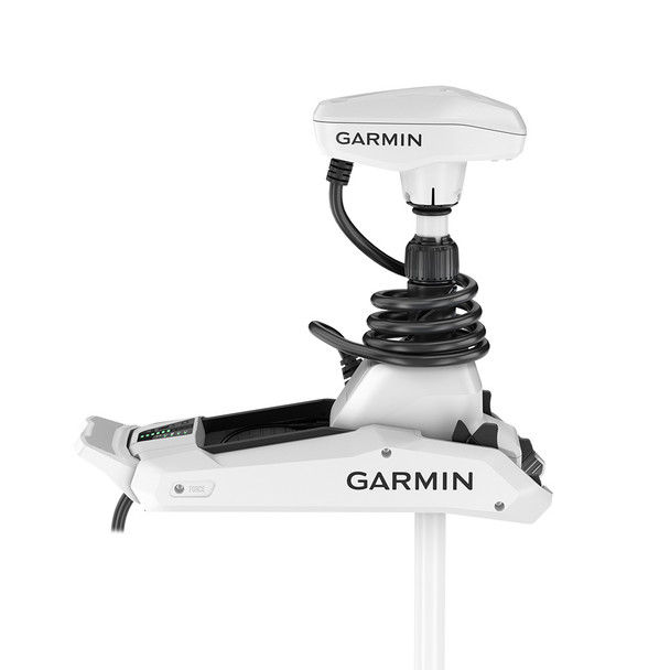Garmin Force Kraken 48-Inch White Trolling Motor with 100 lbs Thrust and Wireless Garmin Integration