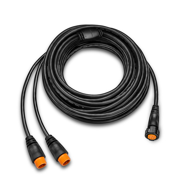 Garmin 12-Pin Transducer Y-Cable Port/Starboard - 10m for SideV and Traditional Sonar Imaging