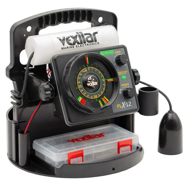 Vexilar FLX-12 Pro Pack II Fishfinder System with 12 Degree Ice Transducer