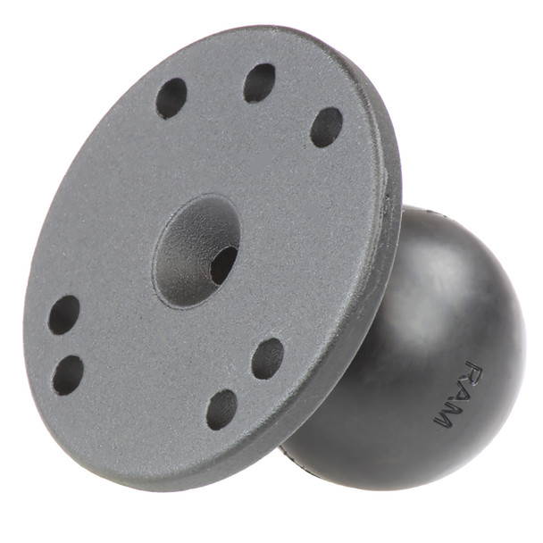 RAM Mounting Systems RAM-202U 2.5-Inch Diameter Base with 1.5-Inch Ball for Marine and Vehicle Use