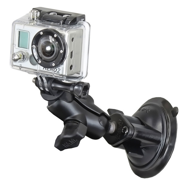 RAM Mounting Systems RAM-B-166-A-GOP1U GoPro Hero Short Arm Suction Cup Mount