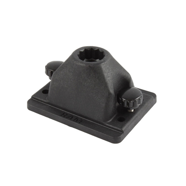RAM Mounting Systems RAM-114DTMU Deck and Track Flat Surface Base with Spline Posts for Tite-Lok Systems