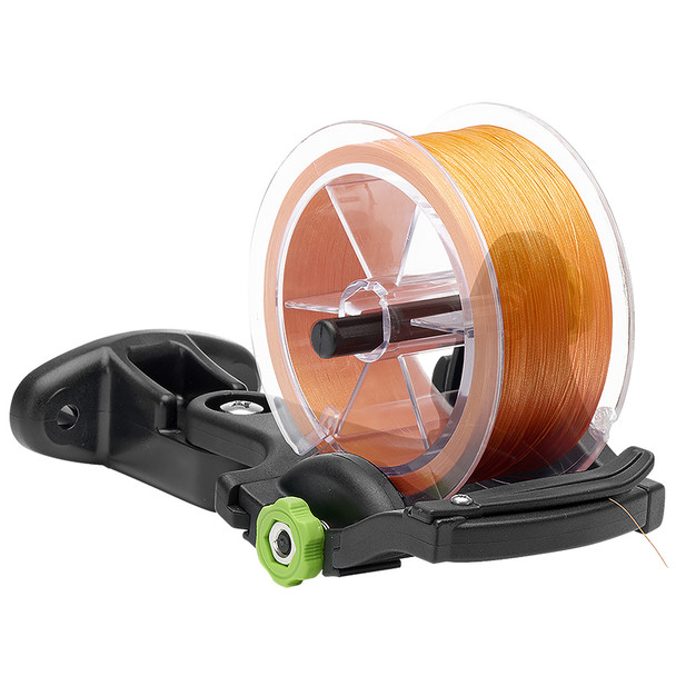RAILBLAZA Spooling Station Track Mount for Efficient Line Re-Spooling on Aluminum Boats