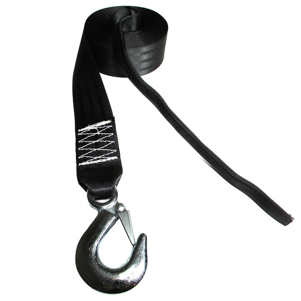 Rod Saver Winch Strap Replacement with Tail - 25 Feet for Heavy-Duty Towing