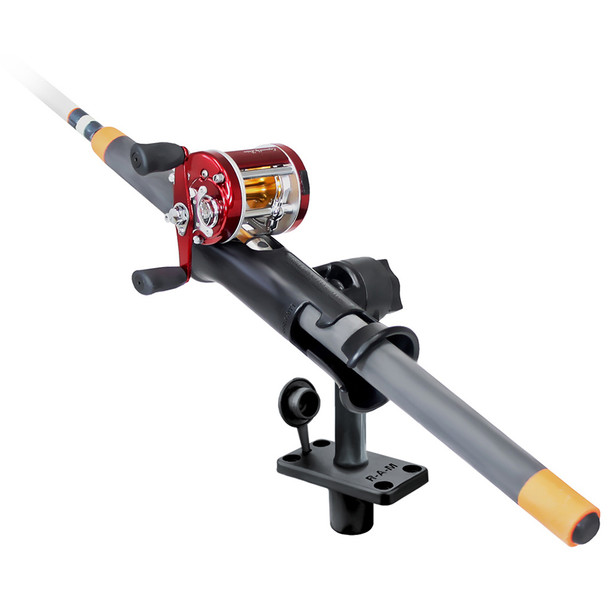 RAM Mounting Systems RAM Tube Jr. Fishing Rod Holder with 6-Inch Post and Flush Mount Base