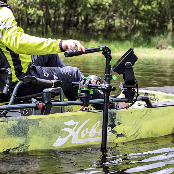RAILBLAZA HEXX Life Pole 30 - Portable Live Sonar Transducer Mount for Kayaks and Small Boats