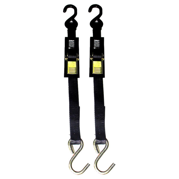 Rod Saver Quick Release Trailer Tie-Down Pair 1 Inch x 2 Feet for Secure Boat Transport