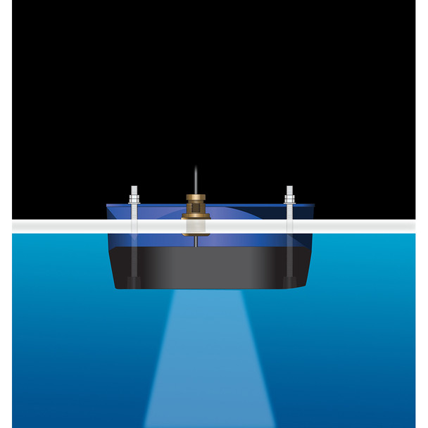 Garmin Airmar R109LM Thru-Hull Transducer with Bare Wires for Deep-Water Fishing