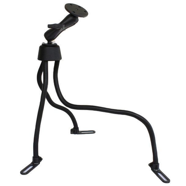 RAM Mounting Systems RAM-316-3-240U No-Drill Vehicle Mount with Double Socket Arm and 2.5-Inch Round Base