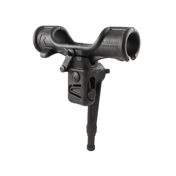 RAM Mounting Systems RAP-370-NBU Ram Rod Light-Speed Fishing Rod Holder with Spline Post