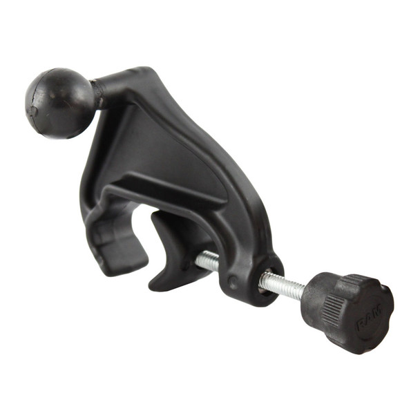 RAM Mounting Systems RAM-B-121BU RAM Yoke Clamp Base with 1-inch Rubber Ball