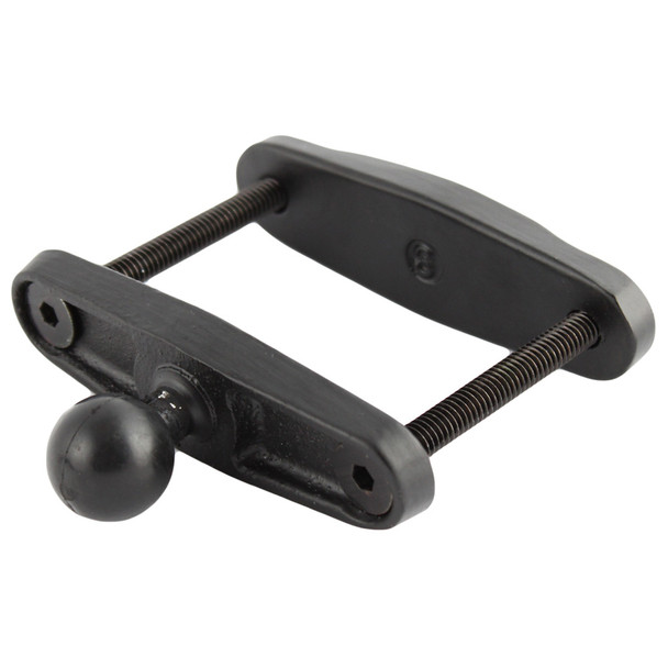 <b>RAM 3" Max Width Square Rail Base with 1" Diameter Ball</b><br><br><b>Material:</b><br>Powder Coated Marine Grade Aluminum <br><br><b>Ball Size: </b><br>1" Rubber Ball Size <br><br>Note:<br>The "U" in the part number reflects product packaged i...