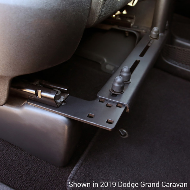 RAM Mounting Systems RAM-VB-196-SW2 No-Drill Vehicle Floor Mount with Telescoping Arm