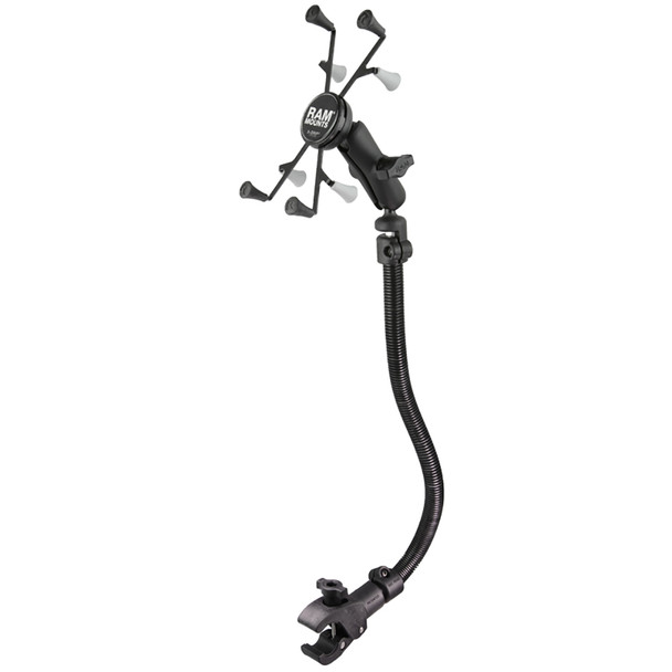 RAM Mounting Systems X-Grip Wheelchair Leg Rail Mount for 7-8 Inch Tablets - Part Number RAP-400-18-B-UN8
