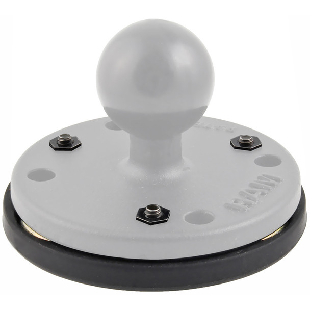 RAM Mounting Systems 2.5-Inch Triple Magnetic Base Adapter RAP-339U for Ferrous Metal Mounting