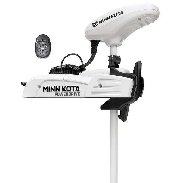Minn Kota Riptide PowerDrive 55 Trolling Motor with Micro Remote - 12V, 55 lb Thrust, 54-Inch Shaft for Saltwater Boats