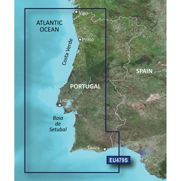 Garmin BlueChart g3 Vision HD VEU479S Portugal MicroSD/SD Chartplotter