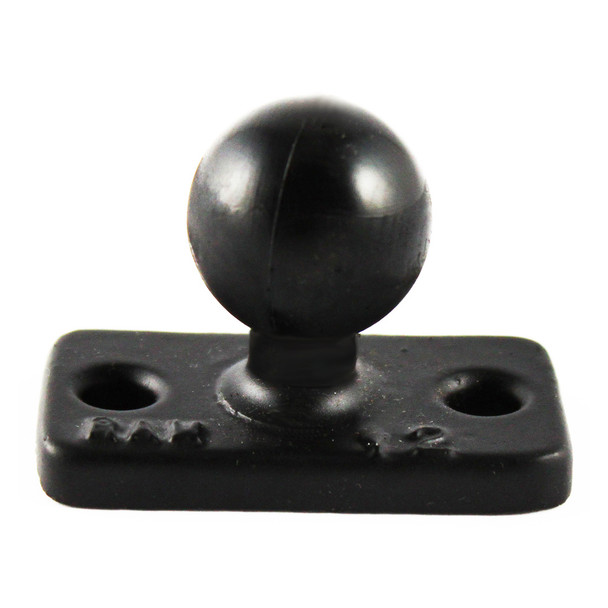 RAM Mounting Systems 1" x 2" Rectangle Base with 1" Ball - Durable Marine Grade Aluminum Mounting Base