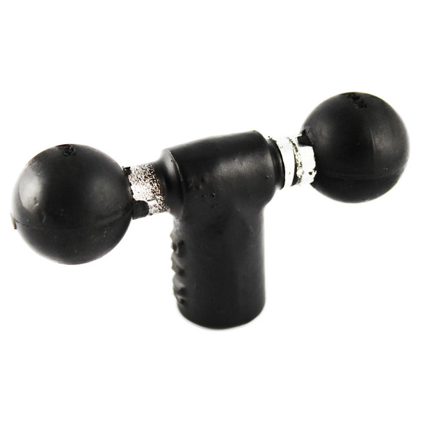 RAM Mounting Systems RAM-B-217-1U Double Ball Base with 1/4" NPT Female Threaded Hole and 2 One-Inch Rubber Balls