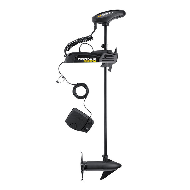 Minn Kota Pontoon PowerDrive 70 Trolling Motor with Foot Pedal - 24V - 70 Pounds Thrust - 48-Inch Shaft