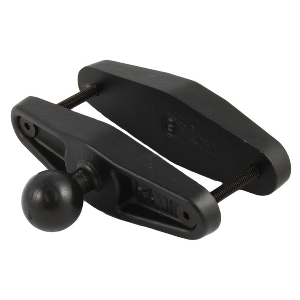 RAM Mounting Systems Square Post Base Clamp 5-Inch Wide with 1.5-Inch Rubber Ball