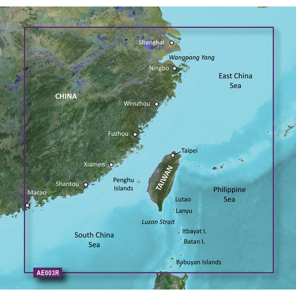 Garmin BlueChart g3 Vision HD VAE003R Taiwan microSD/SD Card for Marine Navigation