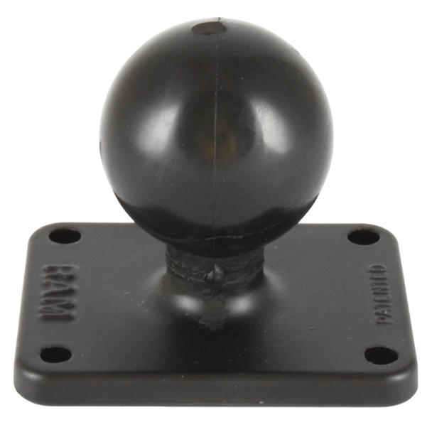 RAM Mounting Systems 2 x 2.5 Inch Rectangle Base with 1.5 Inch Rubber Ball - Model RAM-202U-225