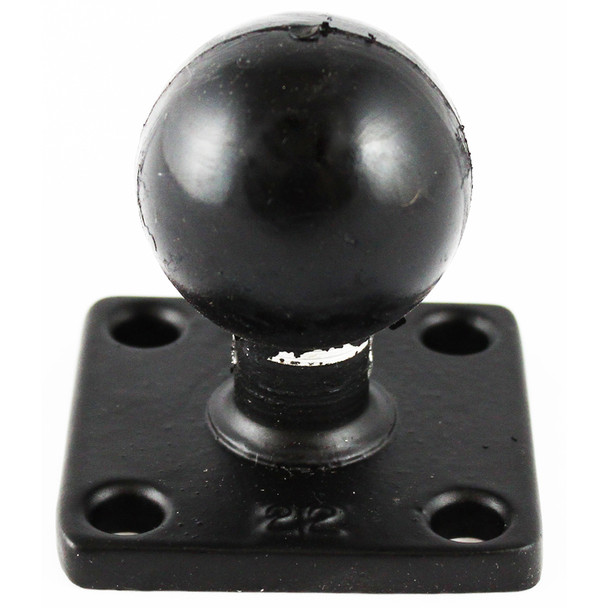 RAM Mounting Systems 2-inch Square Base with 1.5-inch Ball – Durable Marine-Grade Aluminum