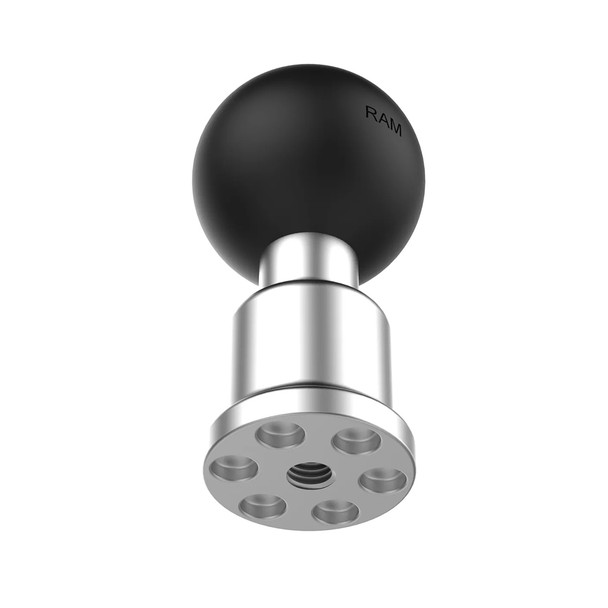 RAM Mounting Systems RAM Aluminum Pin-Lock Ball Adapter with 1/4-20 Female Thread - C Size