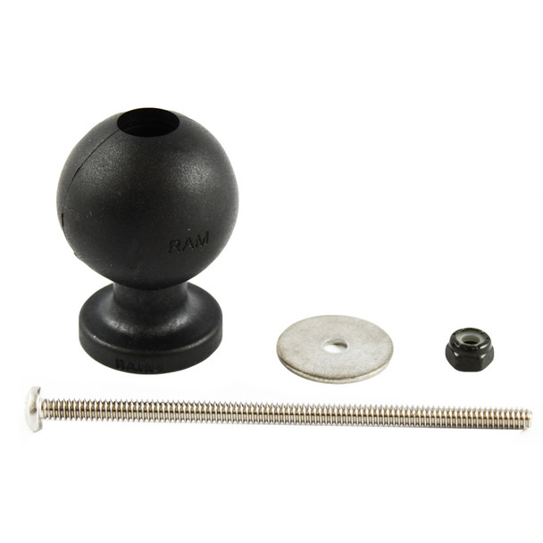 RAM Mounting Systems RAM-ROD 1.5-Inch Ball with 5 Spot Mounting Base - Black