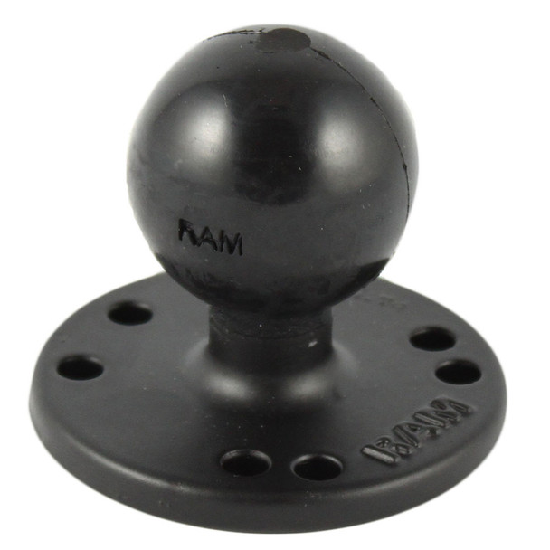 RAM Mounting Systems 2.5-inch Round Base with 1.5-inch Ball and AMPs Pattern – Model RAM-202U-MT1