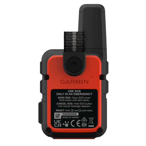 Garmin inReach Mini 2 - Flame Red Satellite Communicator for Off-Grid Adventures