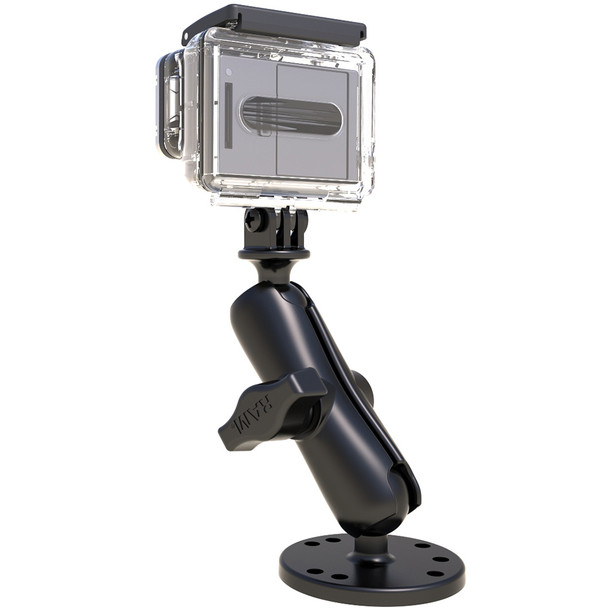 RAM Mounting Systems 1-Inch Ball Mount with Custom GoPro Hero Adapter