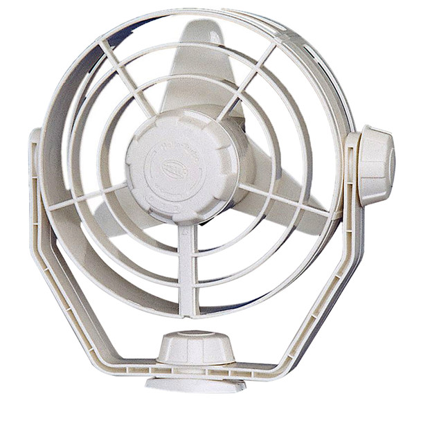 Hella Marine 2-Speed Turbo Fan 12V White - Versatile Adjustable Air Circulator