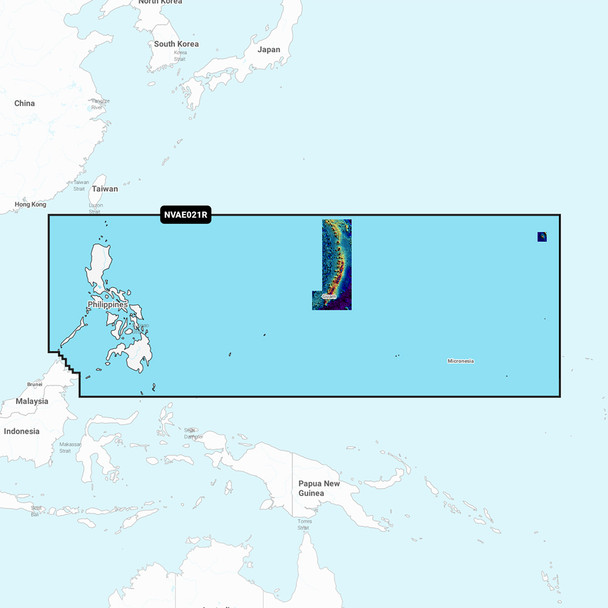 Garmin Navionics Vision+ NVAE021R Marine Chart for Philippines and Micronesia
