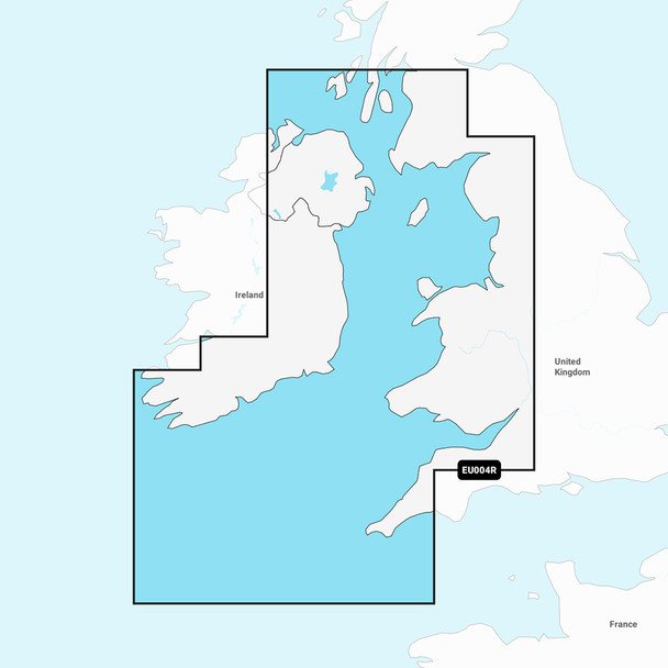 Garmin Navionics Vision+ NVEU004R Irish Sea Marine Chart