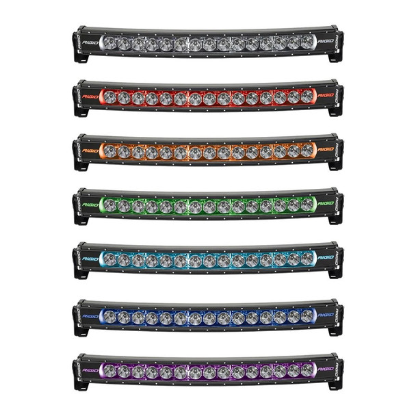 RIGID Industries Radiance Plus Curved 20-Inch RGBW Light Bar for Off-Road Vehicles