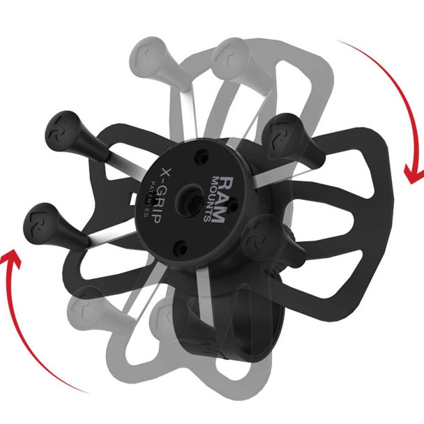 RAM Mounting Systems RAM X-Grip Phone Mount with Tough-Strap Handlebar Base - Part RAP-460-UN7U