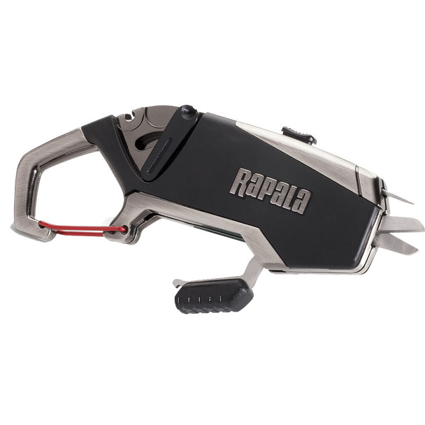 Rapala RFMT Fisherman's Multi-Tool with Retractable Line Scissors and Soft Grip Handles